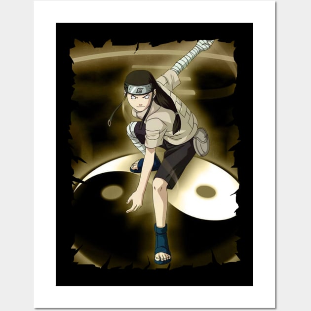 NEJI HYUGA ANIME MERCHANDISE Wall Art by julii.draws